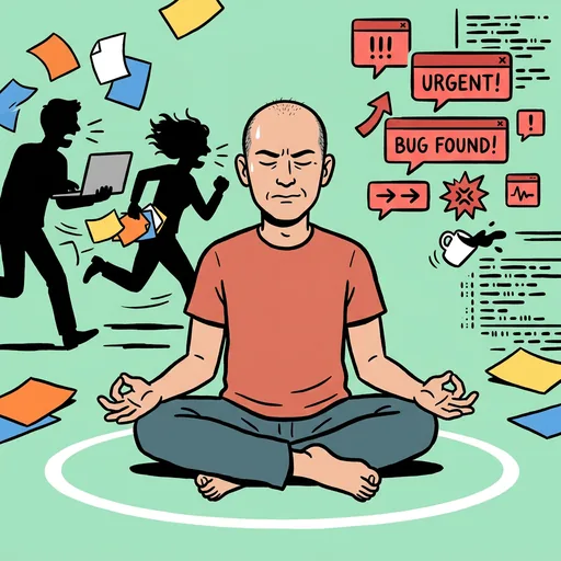 Meditation break card art