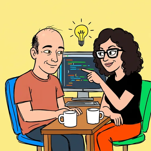 Pair programming card art