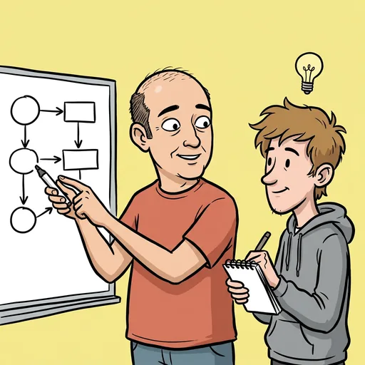 Dev community meetup card art