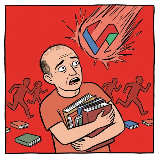 Internet goes down card art