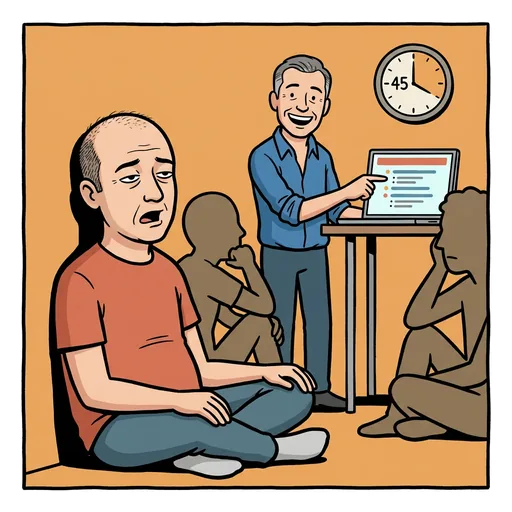 Standup that became a sitdown card art