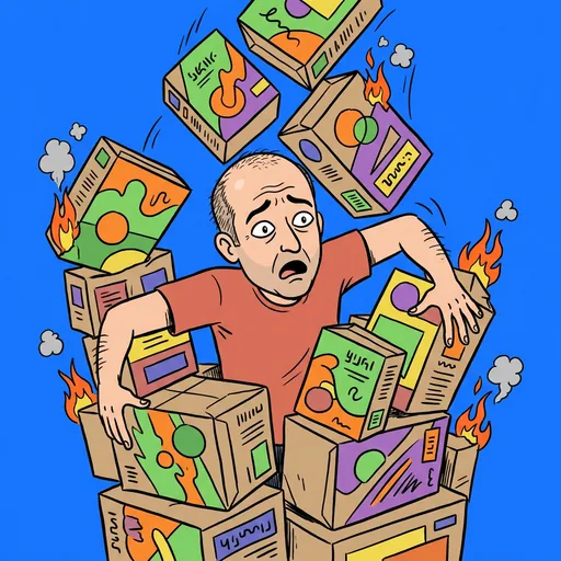 Dependency hell card art