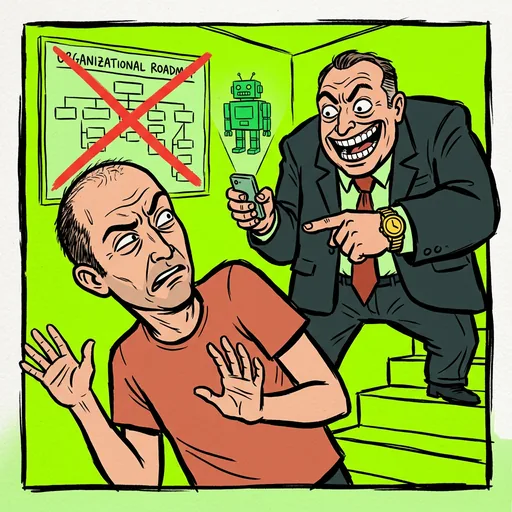 CEO watched one AI demo card art